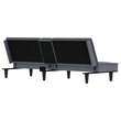 Vidaxl Standard Sofa Bed in Dark Grey Velvet