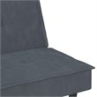 Vidaxl Standard Sofa Bed in Dark Grey Velvet