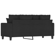 Vidaxl 2-Seater Sofa in Black Fabric