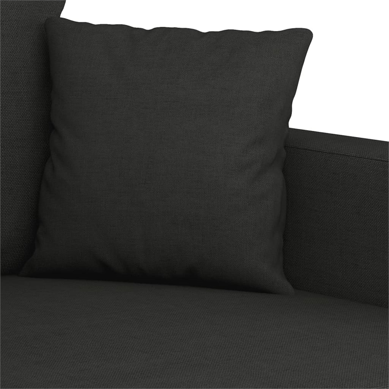 Vidaxl 2-Seater Sofa in Black Fabric