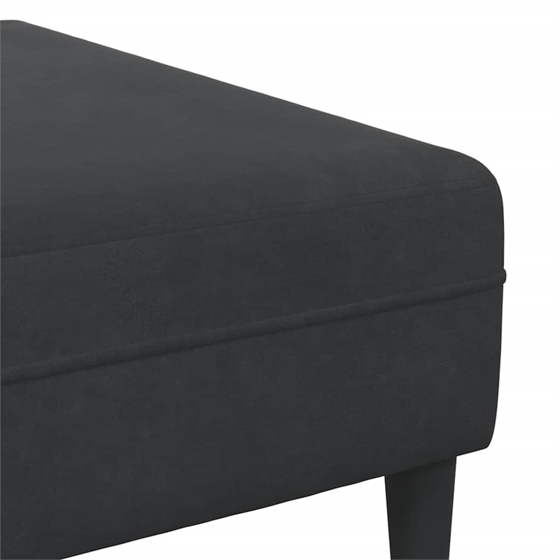 Vidaxl Sofa Set in Black Velvet