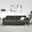 Vidaxl Sofa Set in Black Velvet
