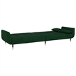 Vidaxl Sofa Bed in Dark Green Polyester
