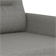 Vidaxl Single Sofa Chair in Dark Grey Fabric Polyester
