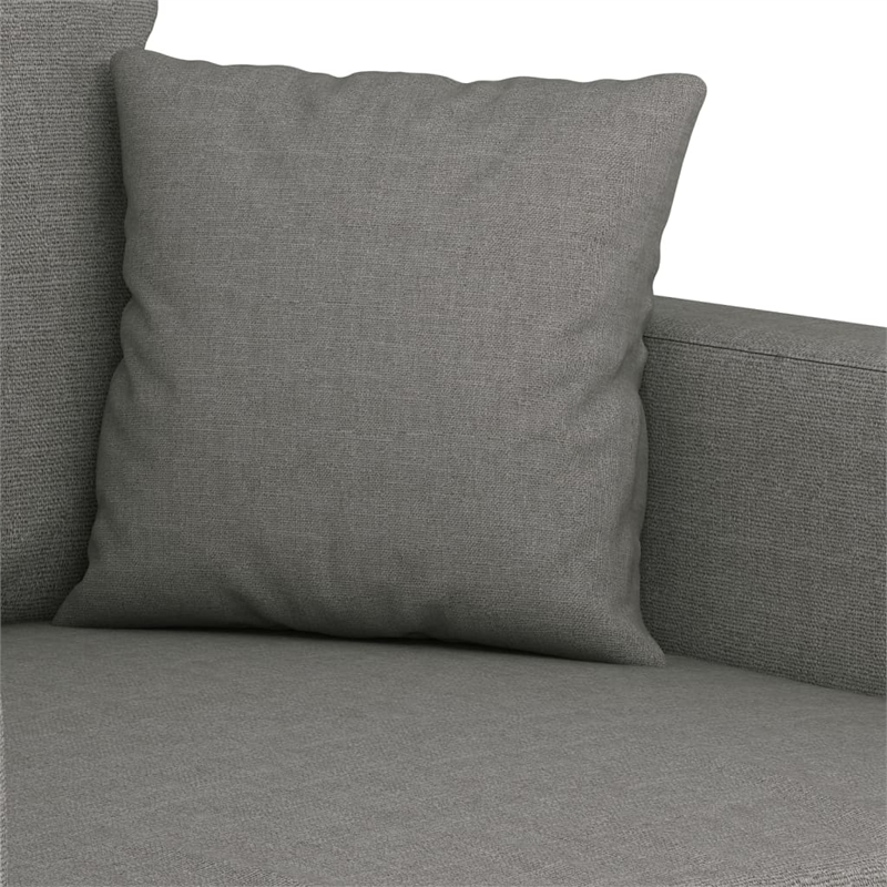 Vidaxl Single Sofa Chair in Dark Gray Polyester