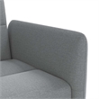 Vidaxl Large Sofa Bed in Light Grey Fabric