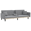 Vidaxl Large Sofa Bed in Light Grey Fabric