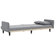 Vidaxl Large Sofa Bed in Light Grey Fabric