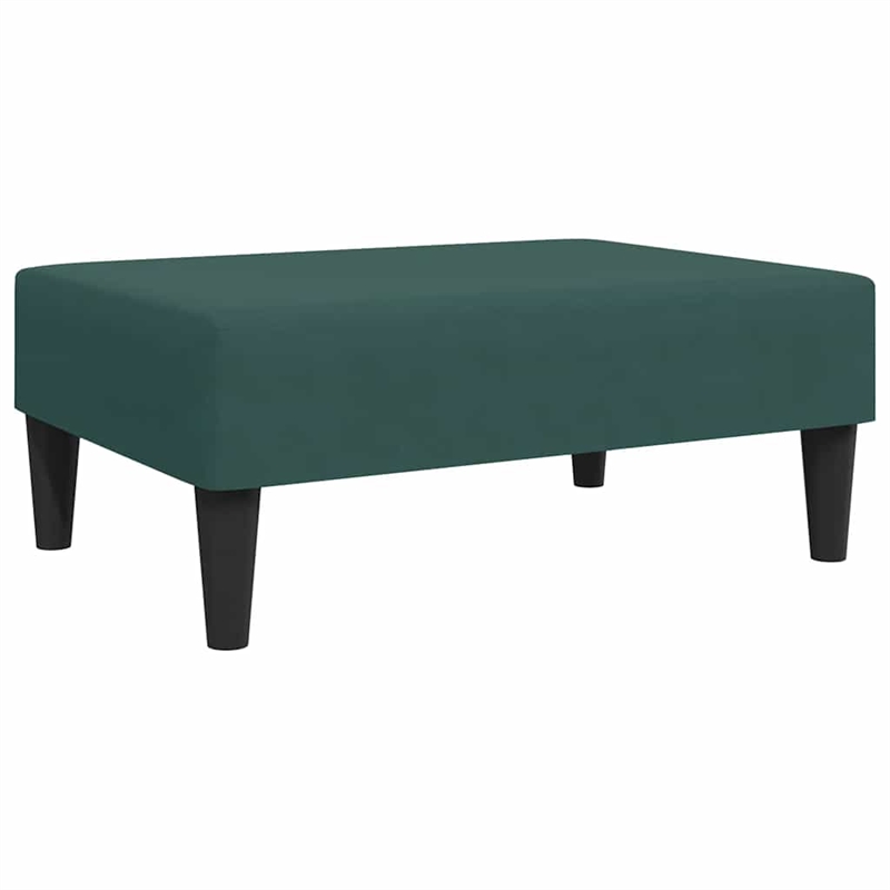Vidaxl 2-Seater Sofa Bed in Dark Green Polyester Velvet