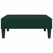 Vidaxl 2-Seater Sofa Bed in Dark Green Polyester Velvet
