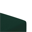 Vidaxl 2-Seater Sofa Bed in Dark Green Polyester Velvet