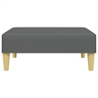 Vidaxl Sofa Bed in Dark Grey Velvet
