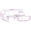 Vidaxl Sofa Bed in Dark Grey Velvet