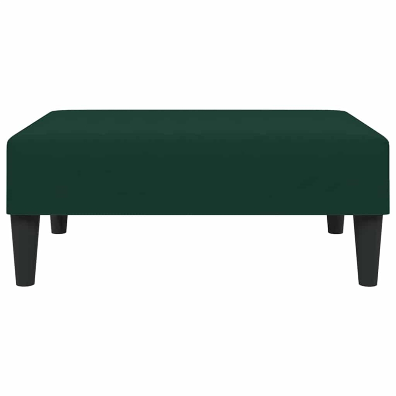 Vidaxl 2-Seater Sofa Bed in Dark Green Polyester Velvet