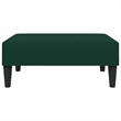 Vidaxl 2-Seater Sofa Bed in Dark Green Polyester Velvet