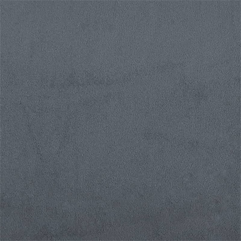Vidaxl Metal 2-Seater Sofa in Dark Grey Polyester