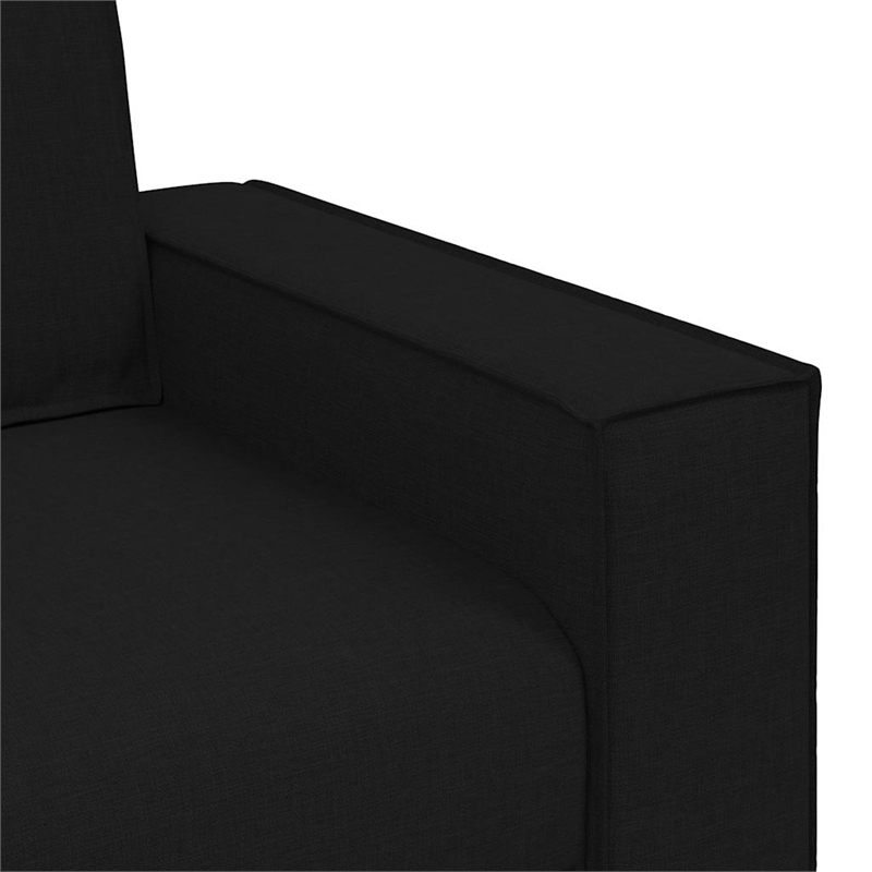 Vidaxl 3 Pc Sofa Set with Cushion in Black