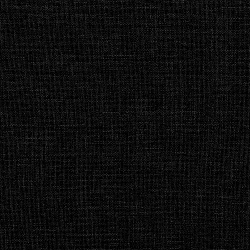 Vidaxl Metal 2-Seater Sofa in Black Polyester