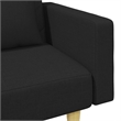 Vidaxl Standard Sofa Bed in Black