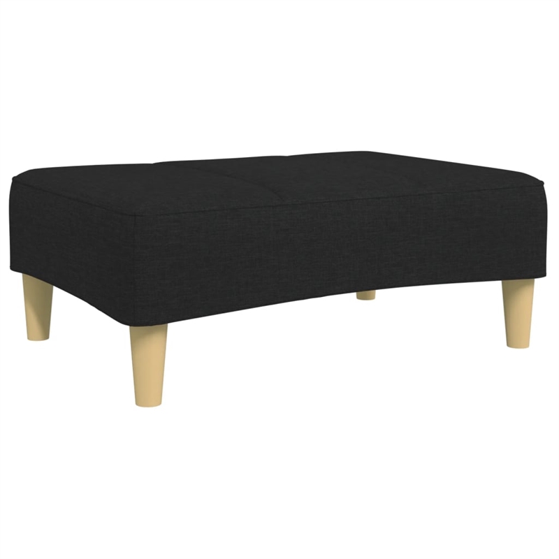 Vidaxl Sofa Bed in Black Polyester Fabric