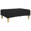 Vidaxl Sofa Bed in Black Polyester Fabric