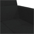 Vidaxl Sofa Bed in Black Polyester Fabric