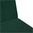 Vidaxl Two-Seater Sofa Bed in Dark Green Polyester Velvet