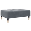 Vidaxl 2-Seater Sofa Bed in Dark Gray Polyester Velvet
