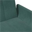 Vidaxl Standard Sofa Bed in Dark Green Velvet