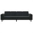 Vidaxl Sofa Set in Black Velvet