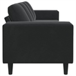 Vidaxl Sofa Set in Black Velvet