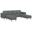 Vidaxl Sofa Set in Dark Gray Fabric