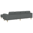 Vidaxl Sofa Set in Dark Gray Fabric