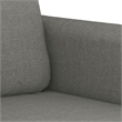 Vidaxl Single Sofa Chair in Dark Gray Fabric