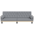 Vidaxl Standard Sofa Bed in Light Grey Fabric