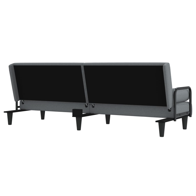 Vidaxl Standard Sofa Bed in Light Grey Fabric