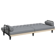 Vidaxl Standard Sofa Bed in Light Grey Fabric