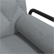 Vidaxl Standard Sofa Bed in Light Grey Fabric
