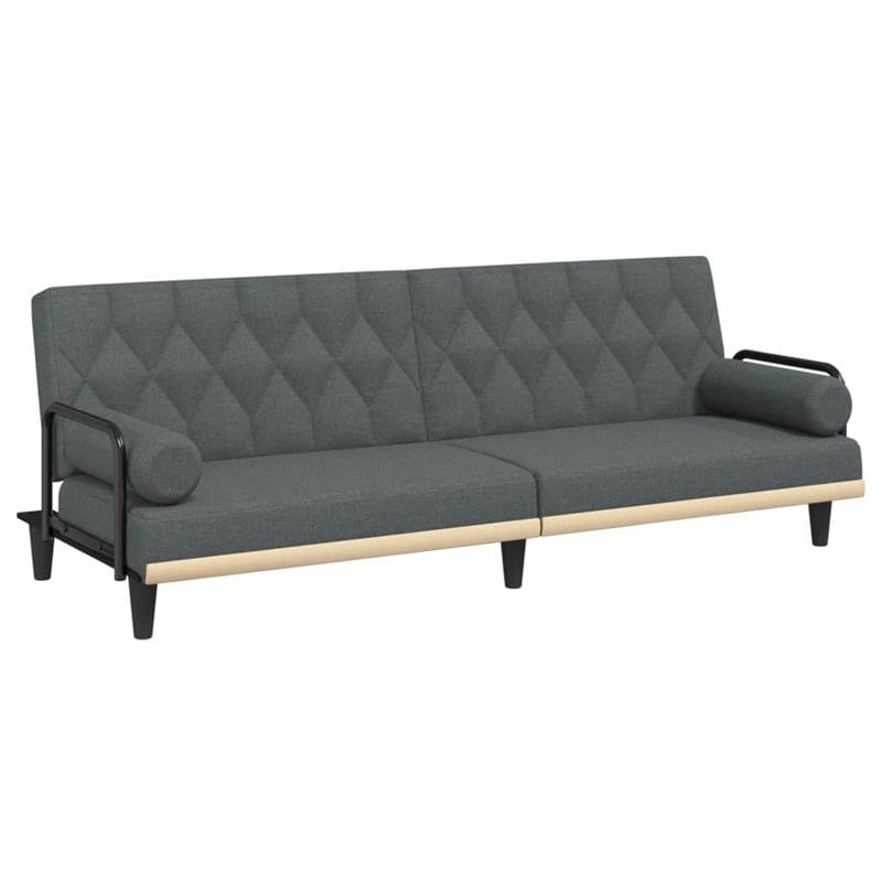 Vidaxl Large Sofa Bed in Dark Gray