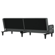Vidaxl Large Sofa Bed in Dark Gray