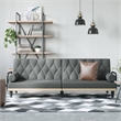 Vidaxl Large Sofa Bed in Dark Gray