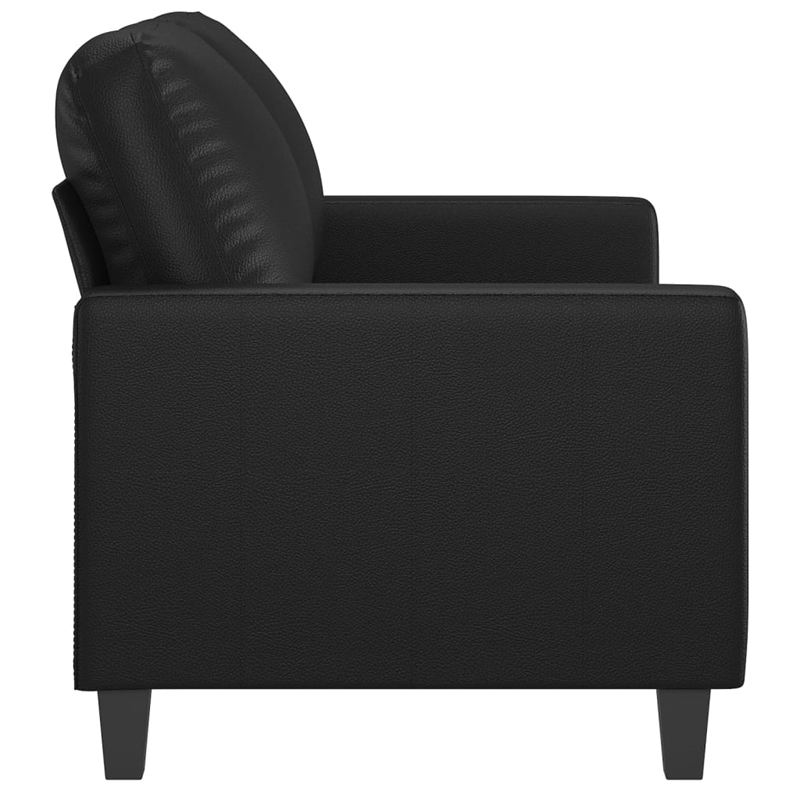 Vidaxl 2-Seater Sofa in Black