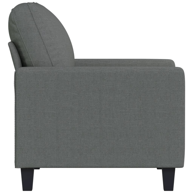 Vidaxl Single Sofa Chair in Dark Grey Fabric