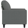 Vidaxl Single Sofa Chair in Dark Grey Fabric
