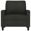 Vidaxl Single Sofa Chair in Black Fabric