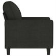Vidaxl Single Sofa Chair in Black Fabric