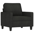 Vidaxl Single Sofa Chair in Black Fabric