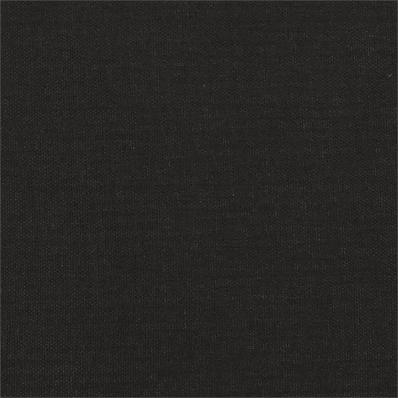 Vidaxl Metal 2-Seater Sofa Black Polyester Fabric