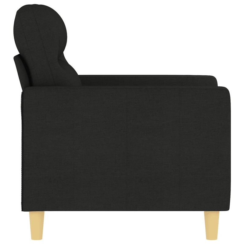 Vidaxl Single Sofa Chair in Black Fabric