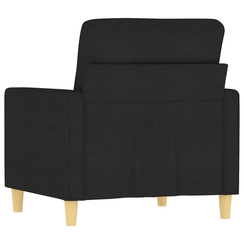 Vidaxl Single Sofa Chair in Black Fabric